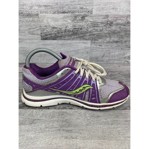 Saucony Grid Flex Womens Running Shoes Purple Size 4.5M - Picture 7 of 8